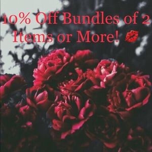 10% Off All Bundles Of 2 Items Or More!